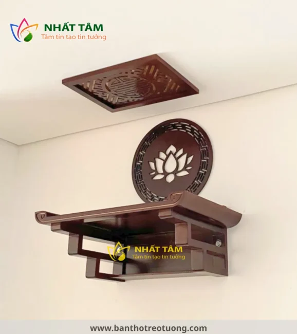 Các mẫu bàn thờ gia tiên gỗ đẹp mới nhất 2025