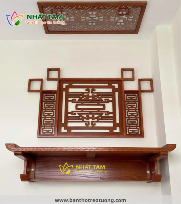 Sắp xếp bàn thờ treo tường đẹp hợp phong thủy như thế nào?