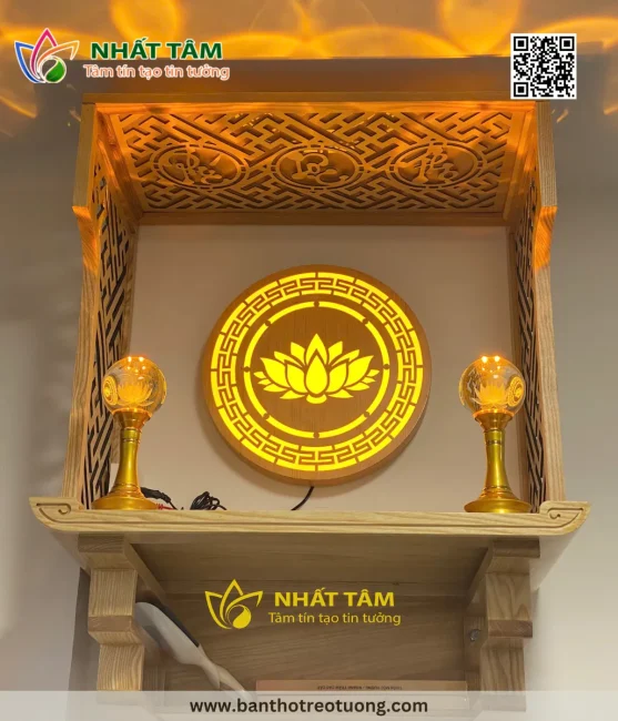 Những mẫu bàn thờ treo được ưu chuộng